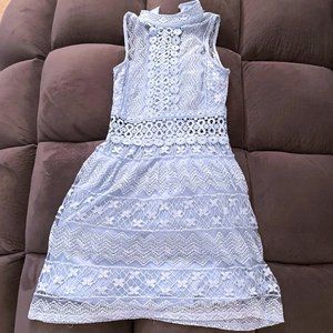 Baby Blue Lace Dress - Sz 5 - *Disneybounding*
